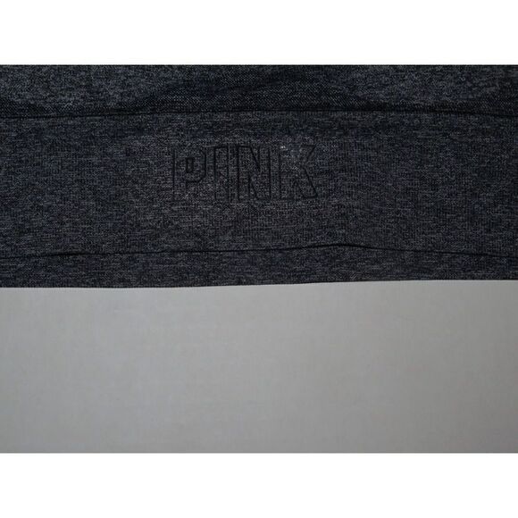Victoria's Secret Womens Sz M Gray Heather Seamless Unlined Racerback Sports Bra - Picture 7 of 8